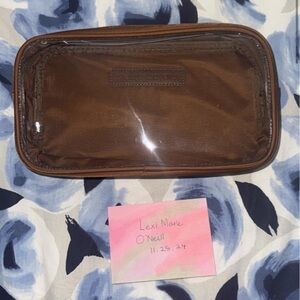 Stoney Clover Lane Brown Clear Small Pouch SCL